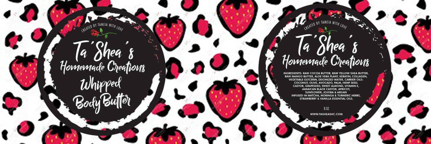 Whipped Body Butter "Frosted Strawberry Kisses" Scent